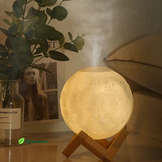 Um Toque de Lua para o Seu Lar — Umidificador Aromatizador Luminária 3D