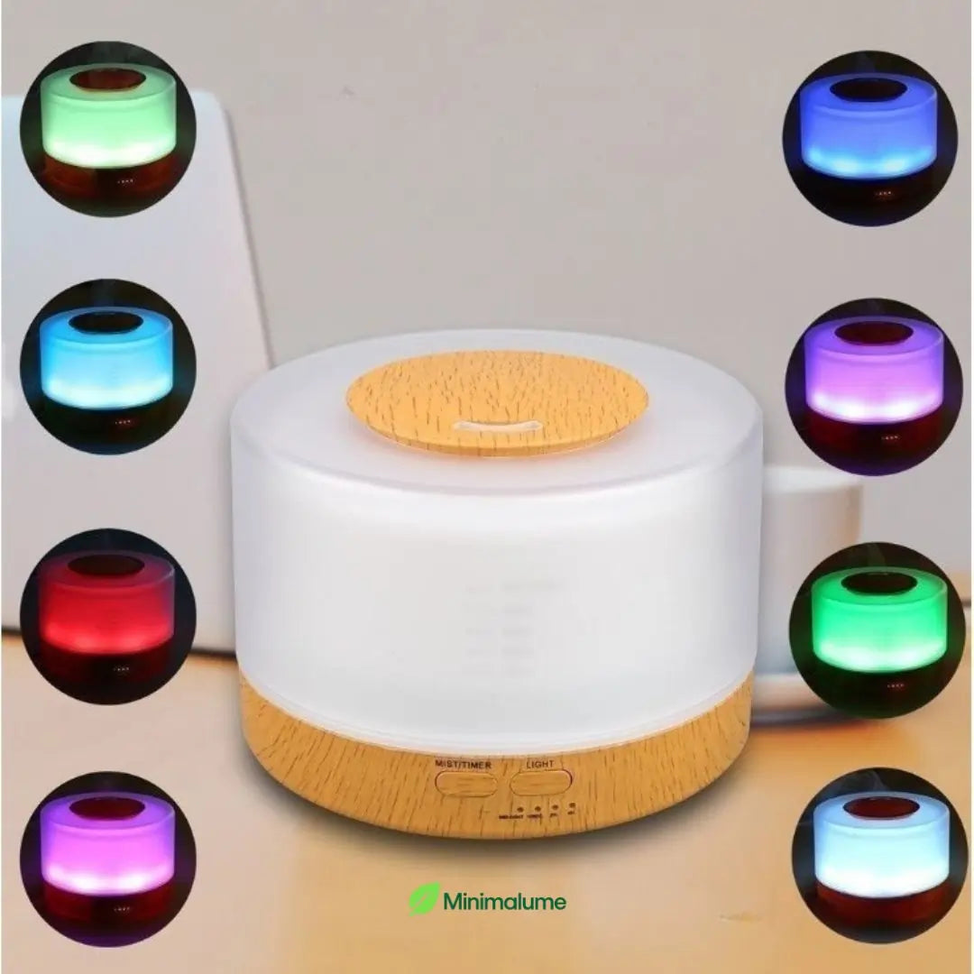 Difusor de Aroma LED RGB – Atmosfera Perfeita com Tecnologia Silenciosa