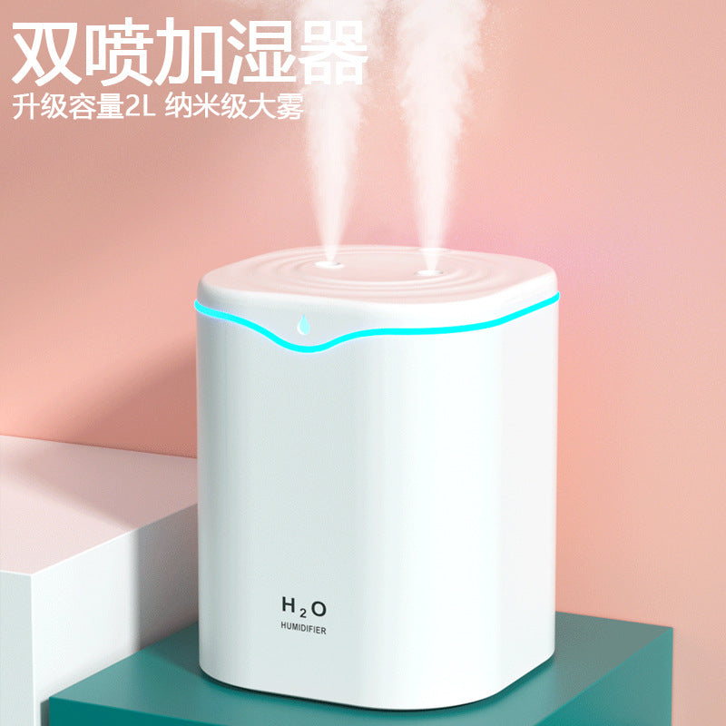 Umidificador Portátil 2 Litros – Silencioso, Seguro e Eficiente para um Sono Perfeito