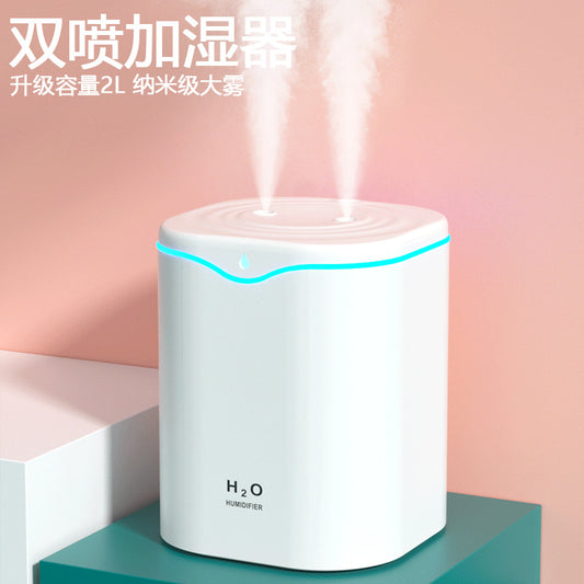 Umidificador Portátil 2 Litros – Silencioso, Seguro e Eficiente para um Sono Perfeito