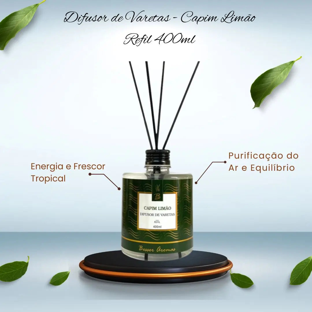 Difusor de Varetas Besser Aromas - 400ml