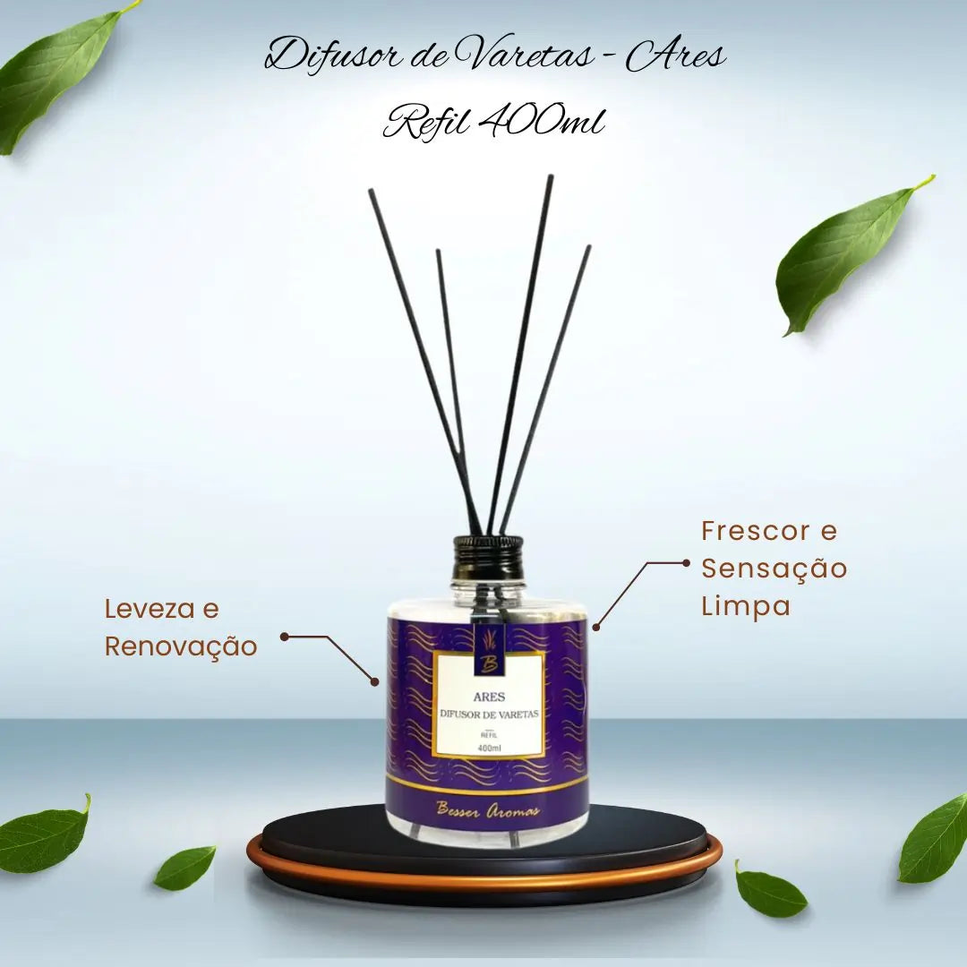 Difusor de Varetas Besser Aromas - 400ml